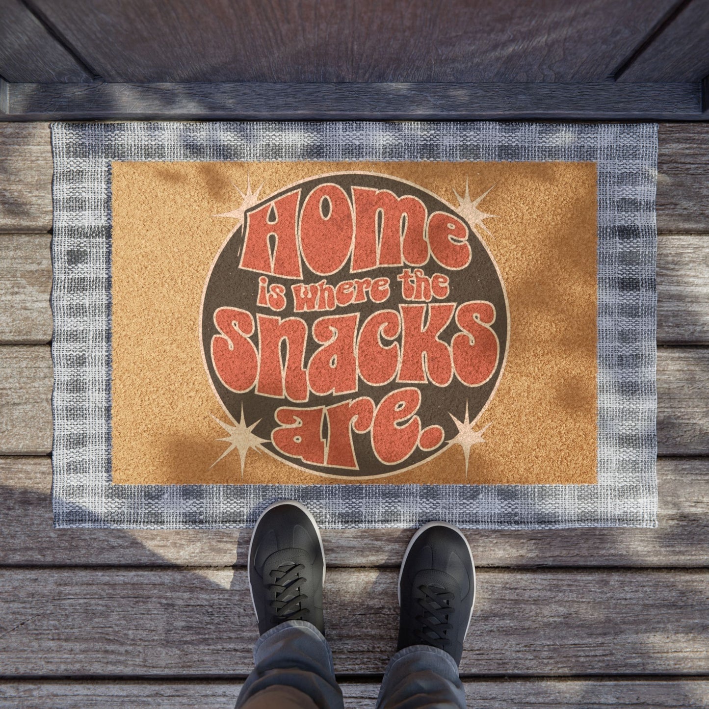 Home Is Where the Snacks Are Doormat
