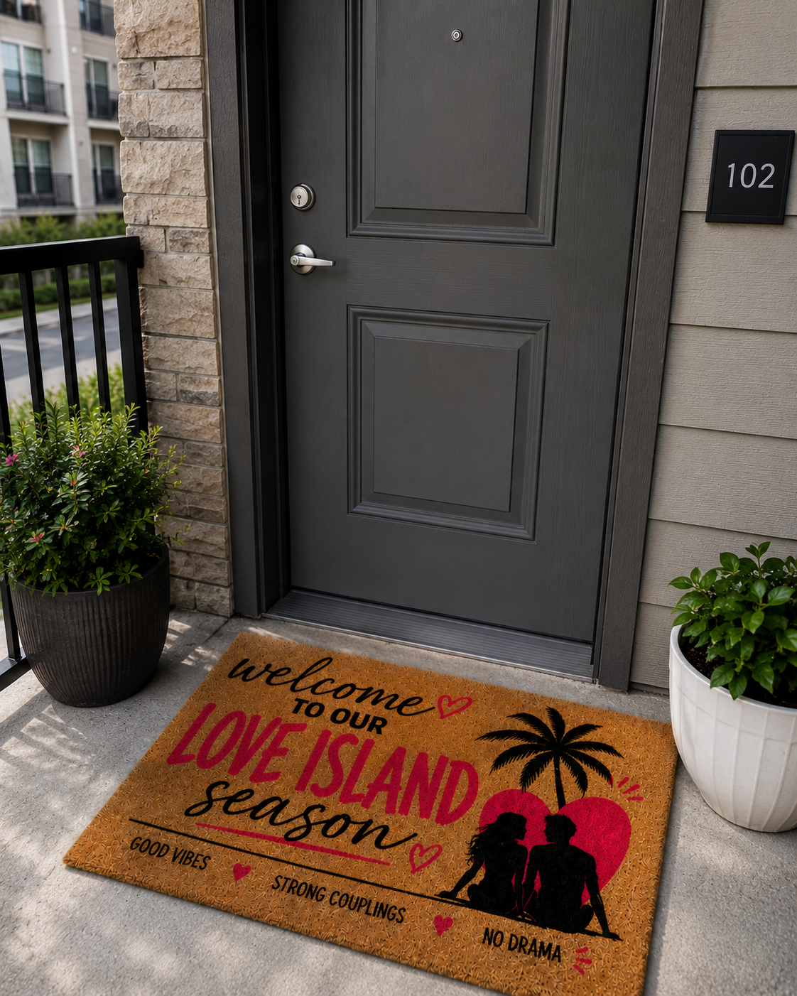 Welcome to Our Love Island Doormat