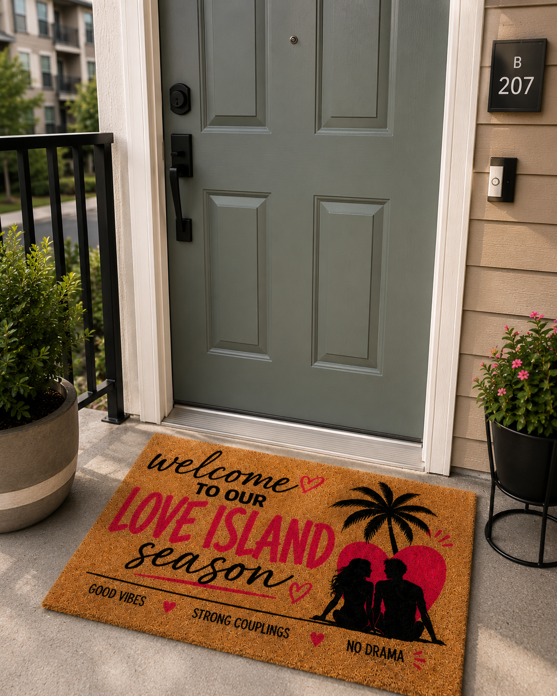 Welcome to Our Love Island Doormat