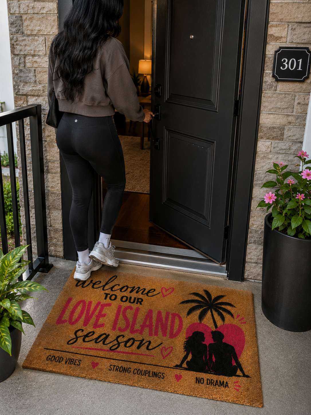 Welcome to Our Love Island Doormat