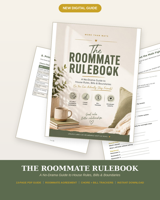 The Roommate Rulebook: A No-Drama Guide to House Rules, Bills & Boundaries (So you can actually stay friends.)